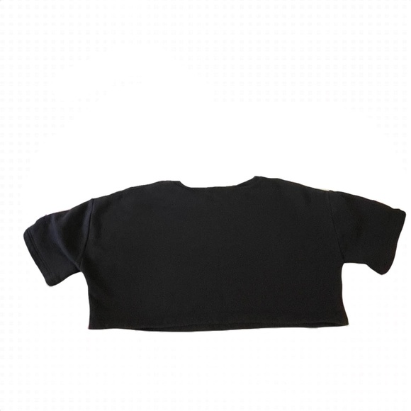 Zara Black Ribbed Top - Picture 2 of 3